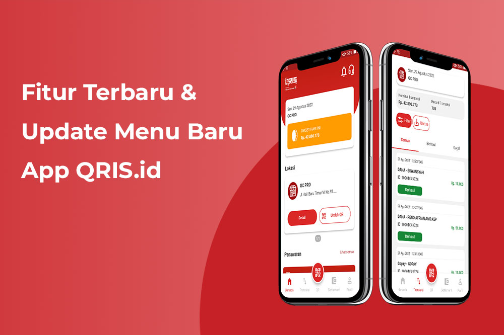 Fitur Terbaru dan Update Menu Baru App QRIS.id, QRIS, Daftar QRIS