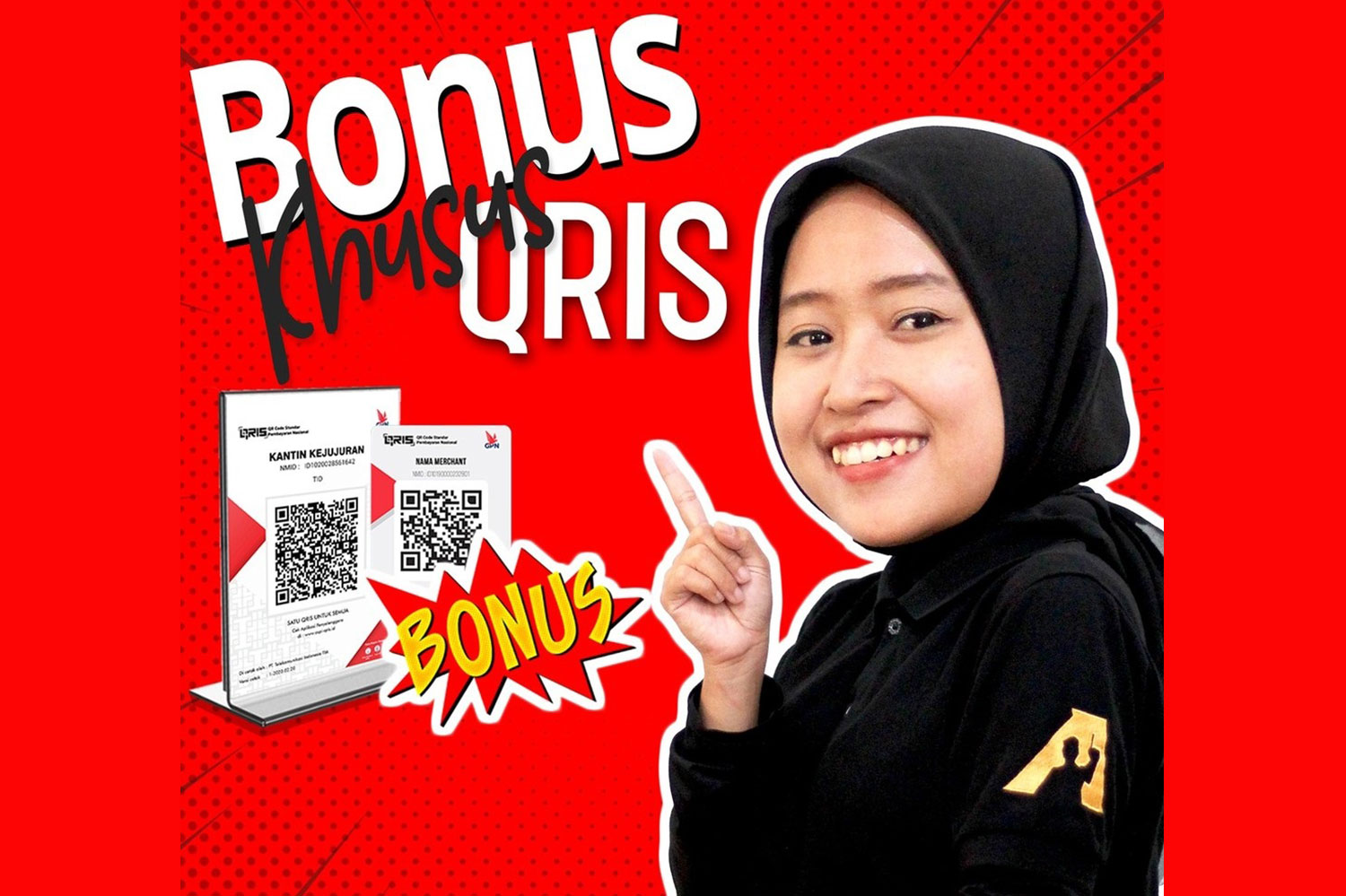 Dapatkan Bonus Akrilik untuk QR Code Kalian!, QRIS, Daftar QRIS